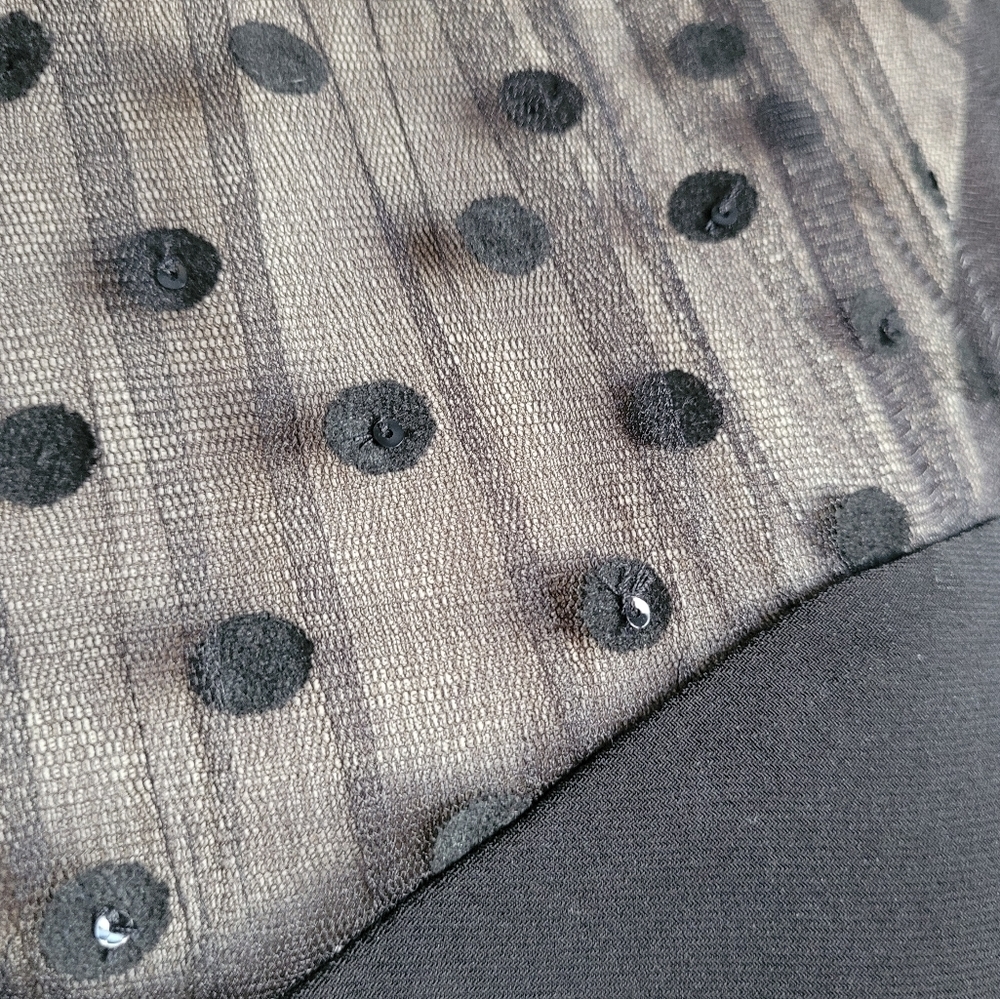MIGNON black cocktail sheath dress vintage - Picture 5 of 12